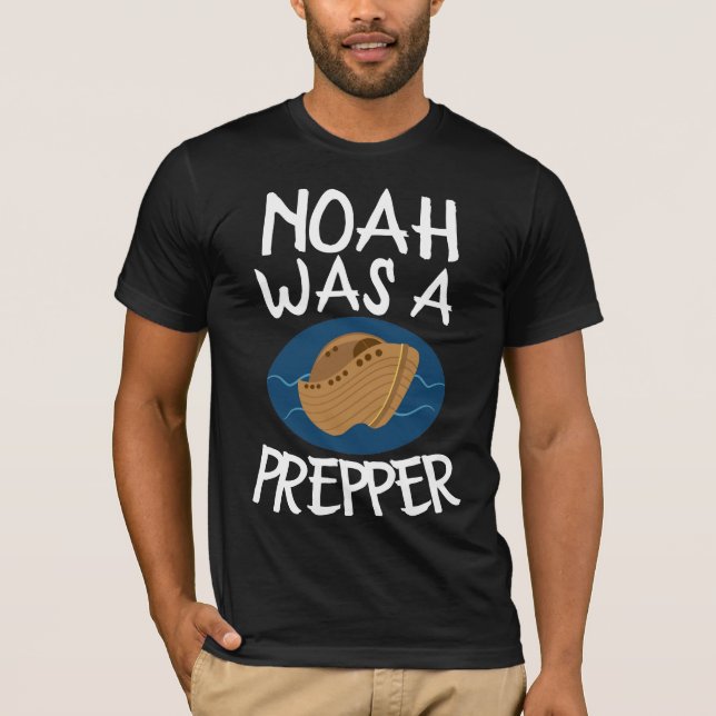 NOAH ERA UMA CAMISETAS DE CAMISA T PREPPER (Frente)