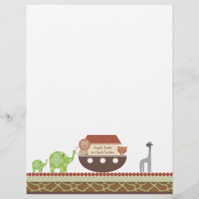 Noahs Ark Letterhead (Frente)