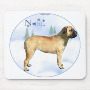 Noel Mousepad Bullmastiff