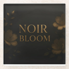 Noir Bloom Affirmation Watch | Elegant Black Mindf