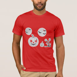 "Noite Assombrada: Horror Design de Camisa T"