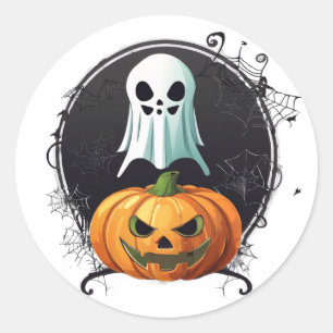 Noite Assustadora Adesivo de Halloween: Diversão A