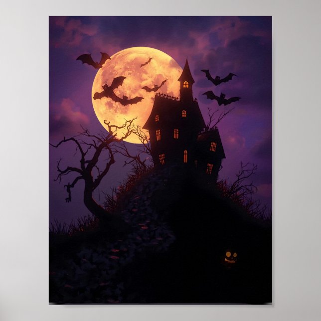 Noite Assustadora – Poster de Casa Assombrada (Frente)