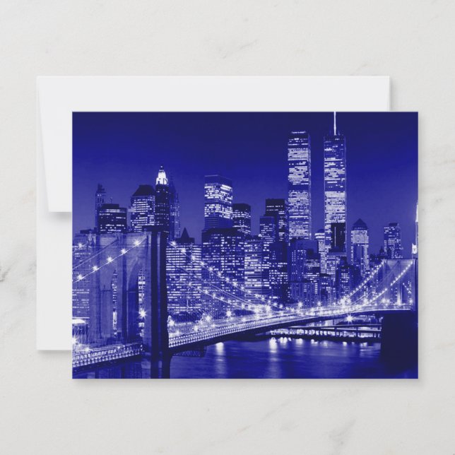 Noite Azul da Cidade de Nova York (Frente)