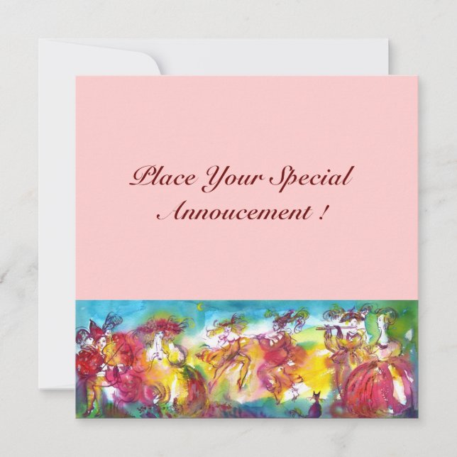 NOITE CARNÍVEL, Mardi Gras Masqureade, Dança, Músi (Frente)