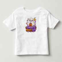 Noite das Bruxas Fofas Camiseta Branca para Crianç