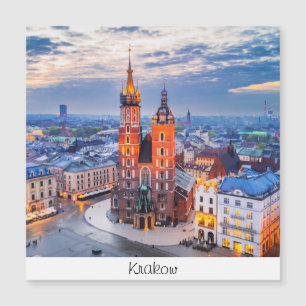 Noite de Cracóvia em Polônia