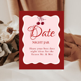 Noite de encontro valentine Sinal de chá de noiva 