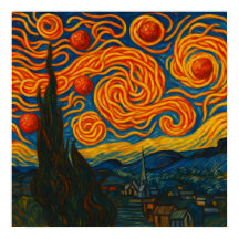 Noite de Espaghetti - Poster quadrada