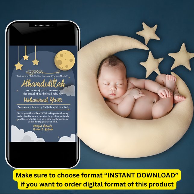 Noite de Estrela Azul, filho muçulmano, anúncio de (Criador carregado)