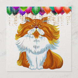 Noite De Gato Engraçado Qualquer Convite À Celebra