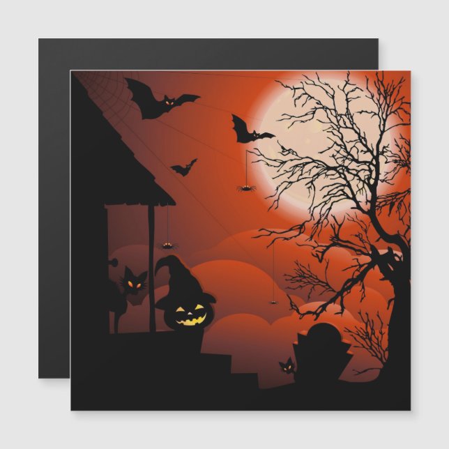 Noite de Pesadelo Sangrento de Halloween (Frente/Verso)