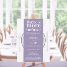 Noite Divertida Antes do Janto Convite Dusty Lilac