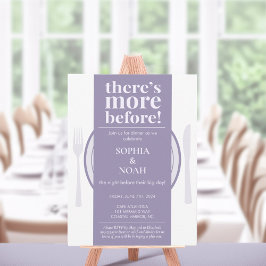 Noite Divertida Antes do Janto Convite Dusty Lilac