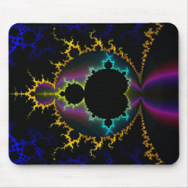 Noite elétrica Mousepad de Mandelbrot do Fractal