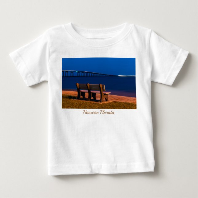 Noite em Bench Convite para Sentar a camiseta do b (Frente)