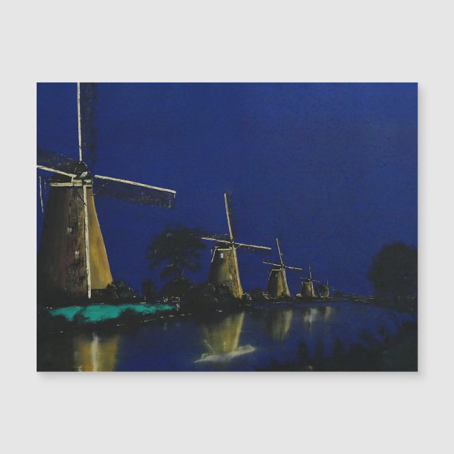 Noite em Kinderdijk (Frente)