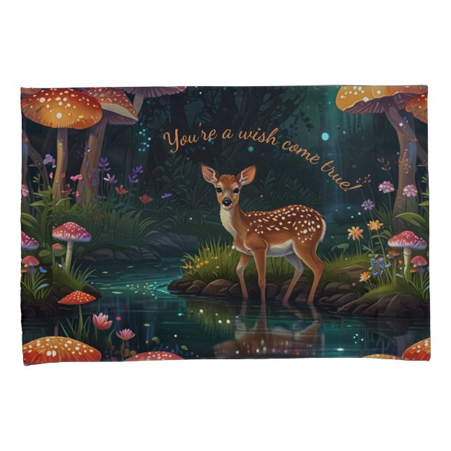 Noite Mágica - Cogumelos, Flores e Brilho De Fawn (Frente-Direita)