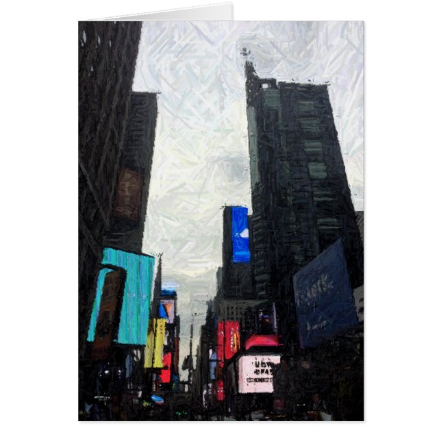 Noite na cidade, cartão (Frente)