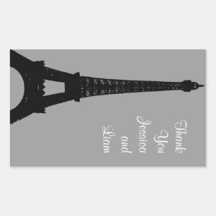 Noite no obrigado de Paris você etiqueta