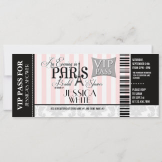 Noite nos Convites de chá de panela de Paris