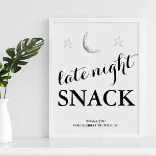 Noite tardia de Snack Poster