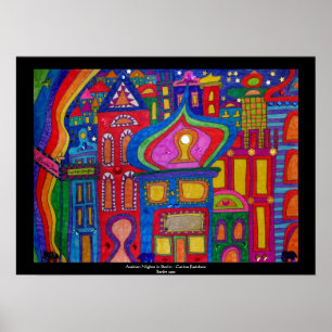 Noites árabes no poster de Berlim