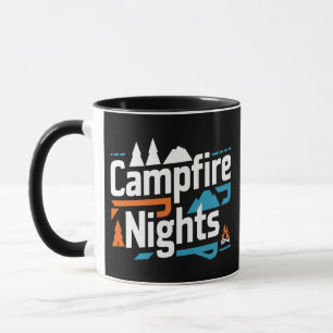 Noites de Campfire, canecas Adventures