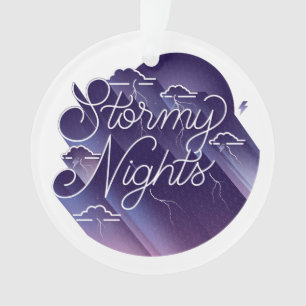 Noites de Tempestade Ornamento Acrílico