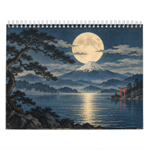 Noites Enluaradas Japonesas Calendário 2027 Ukiy