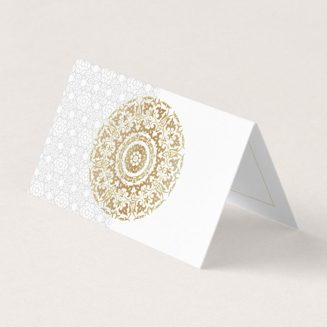 Noites orientais - Cartão de visita (Frente)