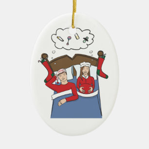 Noites silenciosas Brown dos enfeites de natal da