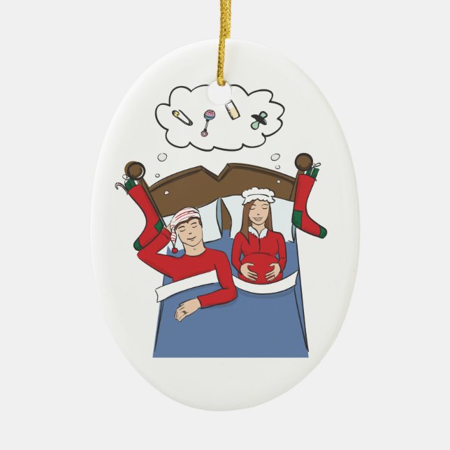 Noites silenciosas Brown dos enfeites de natal da (Frente)