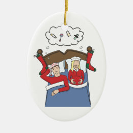 Noites silenciosas dos enfeites de natal da