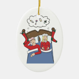 Noites silenciosas dos enfeites de natal da