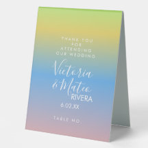 Noiva Arco-íris Ombre Amarelo Azul Rosa Casamento