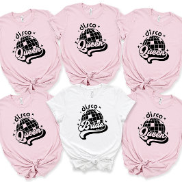 Noiva Babe Nome Personalizado T-Shirt Bachelorette