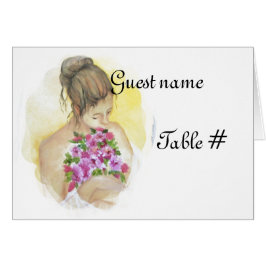 Noiva - cartão de casamento