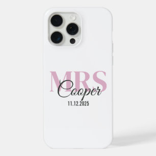 Noiva com data de casamento Crimson Rosa claro iP
