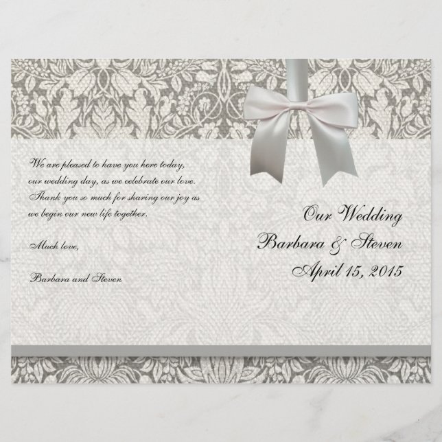 Noiva Damask Vintage Branco Casamento Velho Renda (Frente)
