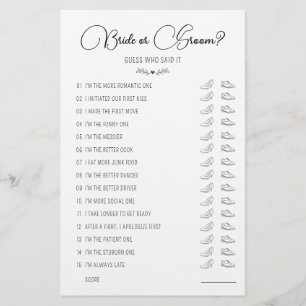 Noiva de Calçado de casamento ou Preto e Branco de