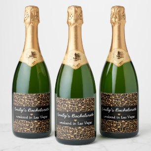 Noiva de Solteira Boujee Tendance Estampa de Leopa