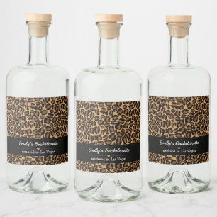 Noiva de Solteira Luxuosa Estampa de Leopardo Tend