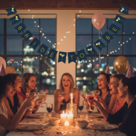 Noiva do Mês Bandeira de Bunting de Coquetel Marga