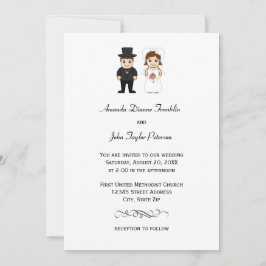 Noiva e noiva - Convite para Casamento