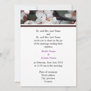 Noiva e noiva, convite para casamento