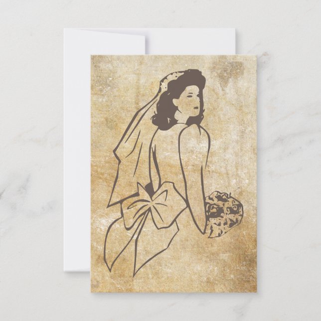 Noiva em Brown Grunge (Frente)