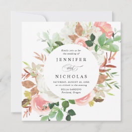 Noiva Floral Primavera | Convite de Casamento em M