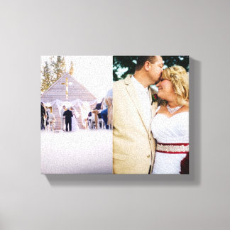 Noiva & Groom personalizado adicionar Canvas de fo