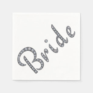 Noiva guardanapo de papel